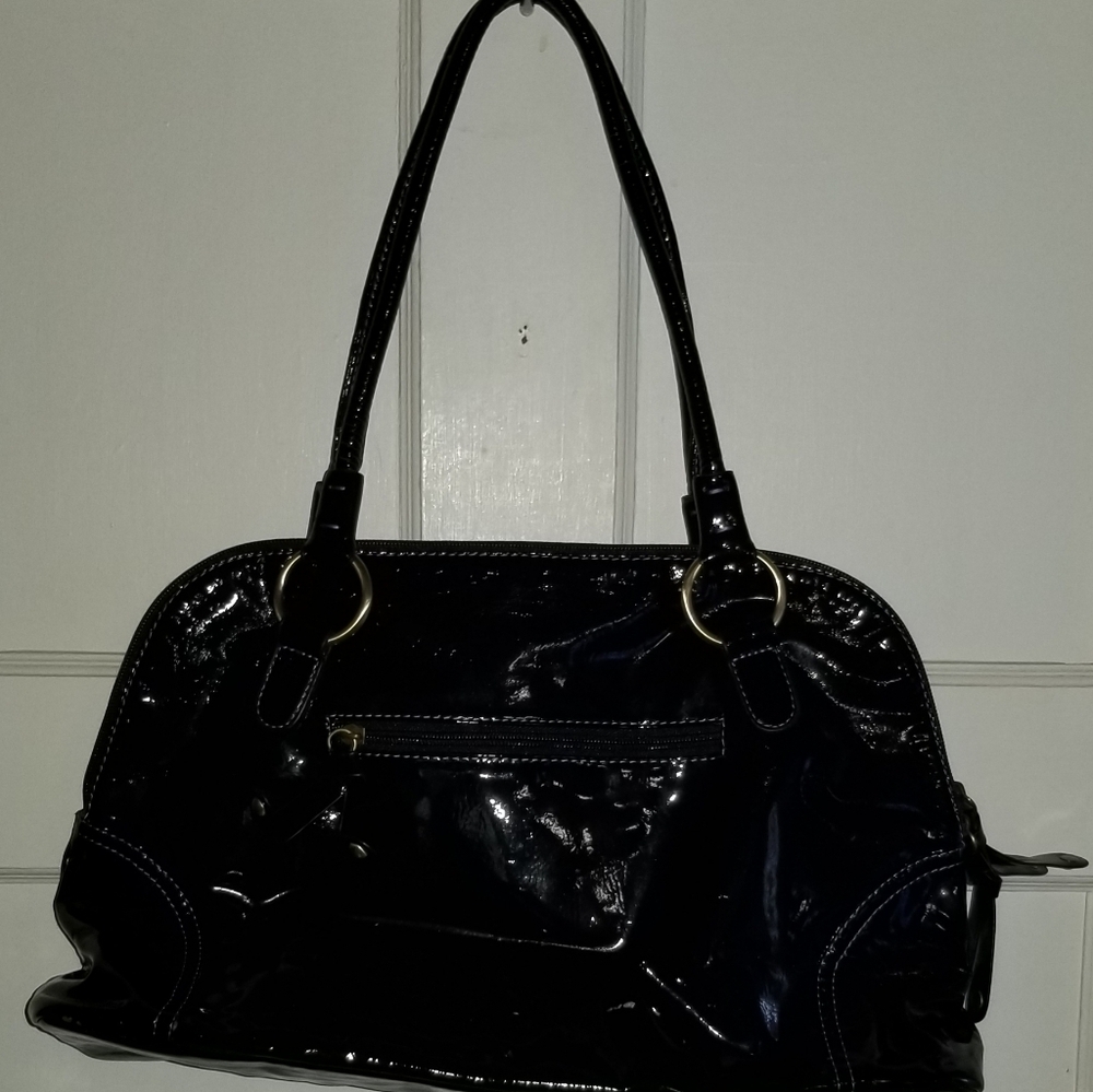 Point Zero Hand Bag Purse Shiny Metallic Colour - Picture 3 of 15